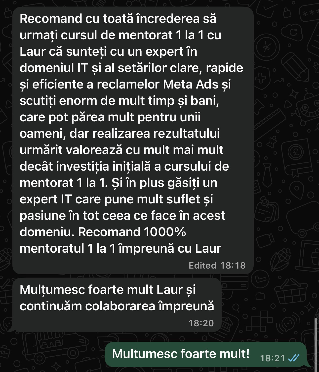 Recenzie WhatsApp — Alesia
