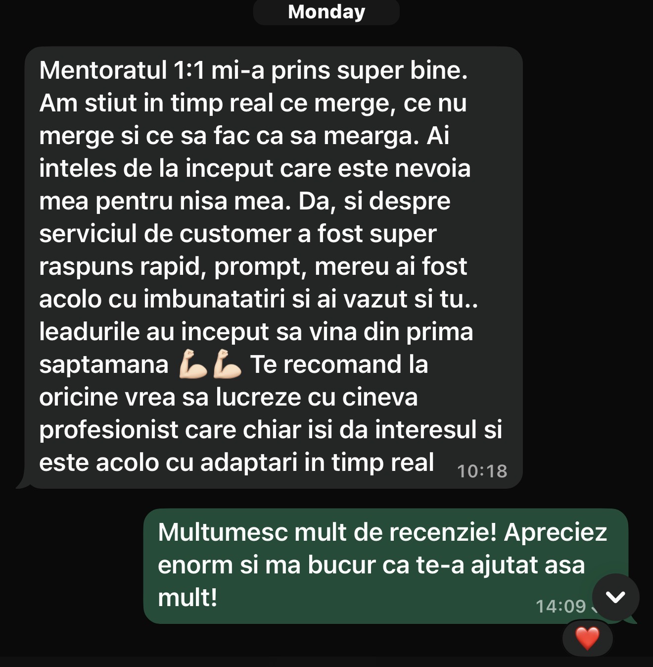 Recenzie WhatsApp — Florin
